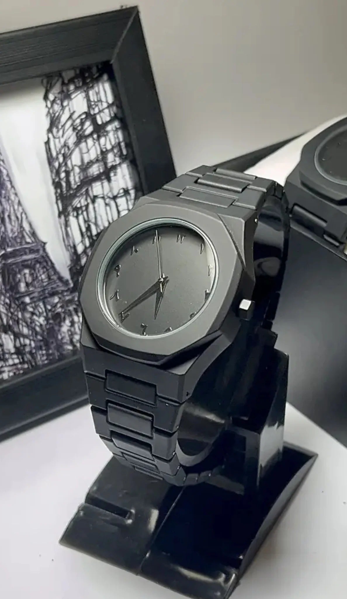 BLACK AURA Watch WITH PREMIUM BOX – Lightweight Design, , Premium Quality
