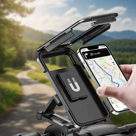 Waterproof Bike Phone Holder 360° | Handlebar Mount for Bicycle & Motorcycle