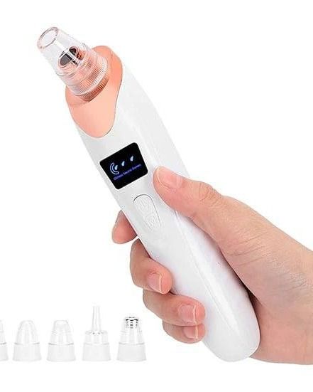 Blackhead Suction Remover Portable Pore Cleaner with LED Display and Multiple Suction Levels