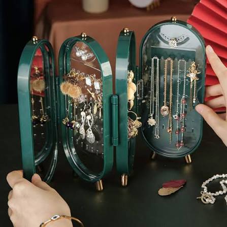 Jewellery Box Organiser with Mirror