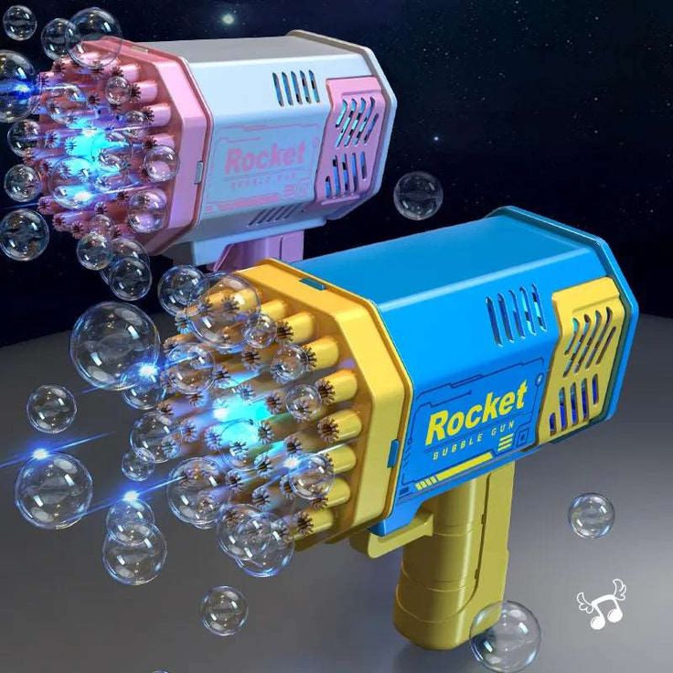 Bazooka Bubble Water Gun | Bubble Blaster Toy for Kids | Outdoor Fun