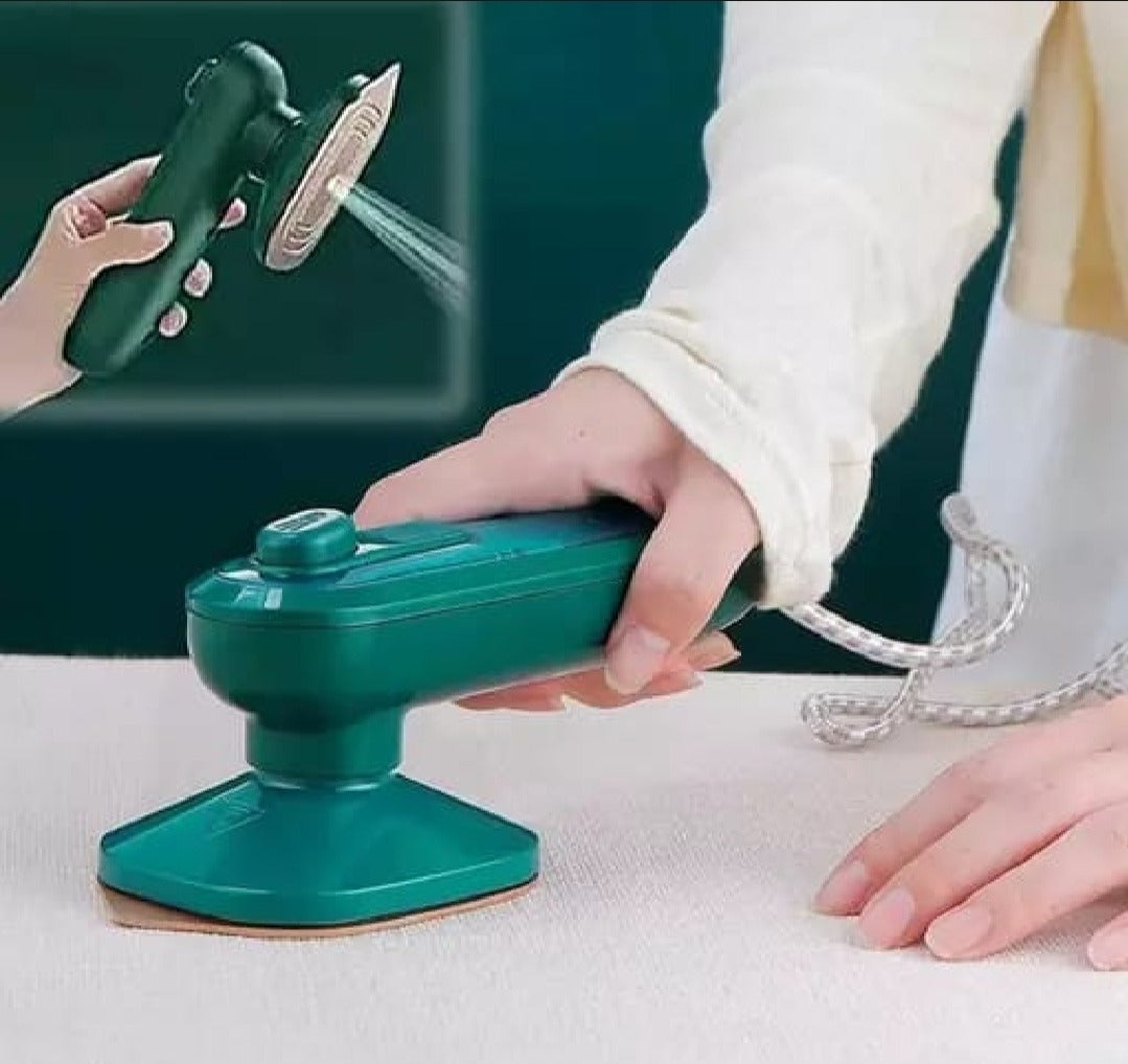 Mini 180° Rotatable Handheld Steam Iron – Foldable Travel Garment Steamer