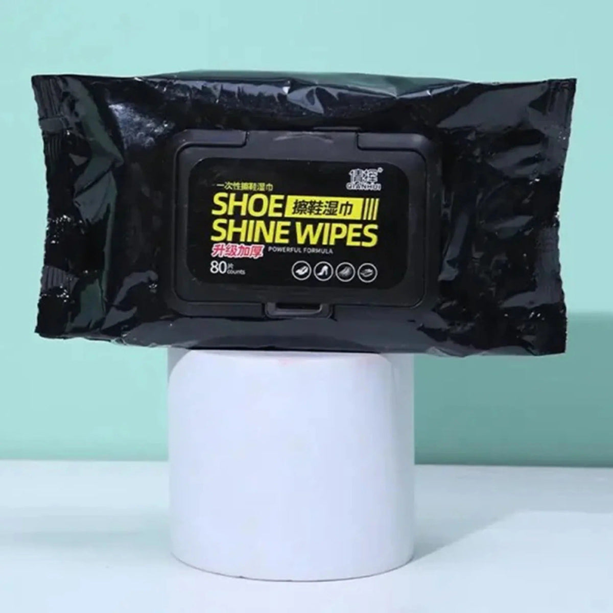 Shoe Wipes | 80 Pcs Instant Cleaner | Quick Dirt & Stain Removal | Shoe Cleaning Kit