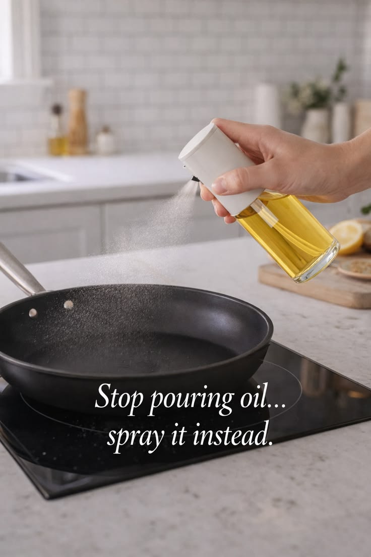 Plastic Glass Kitchen Cooking Spray Bottle | 200ML | BBQ Olive Oil & Vinegar Oil Sprayer