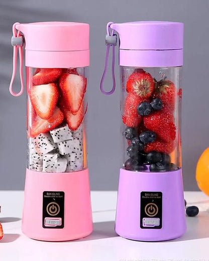 Portable Rechargeable USB Juicer Blender Bottle – Mini Electric Fruit Smoothie Maker